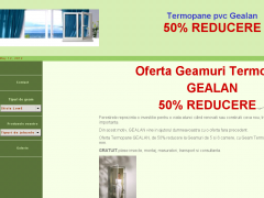 Termopan termopane pvc gealan 50% reducere la geamuri termopan